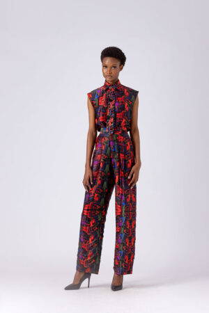 LISA FOLAWIYO Silk Sleeveless Shirt