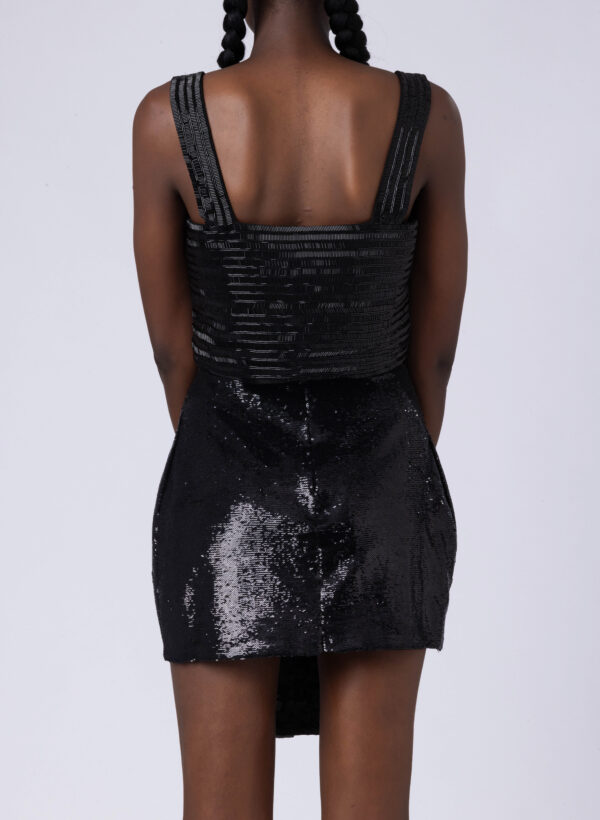 Tzar Studio CYLA Sequin Mini Skirt - Image 2