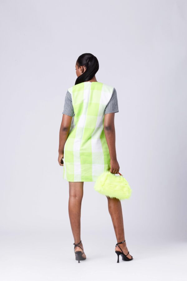 FIA FACTORY Deconstructed Denim & Asoke Dress - Image 3