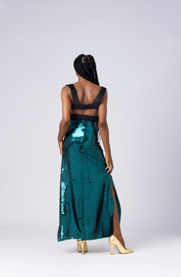 TZAR STUDIOS  SVEN SEQUIN SKIRT - Image 5