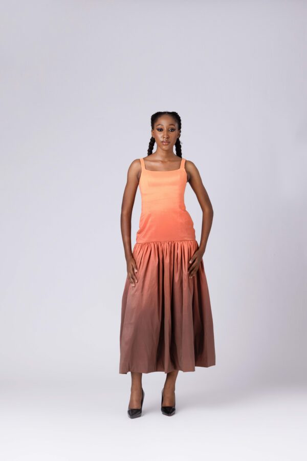 RENDOL OMBRE TAFETTA DRESS - Image 4