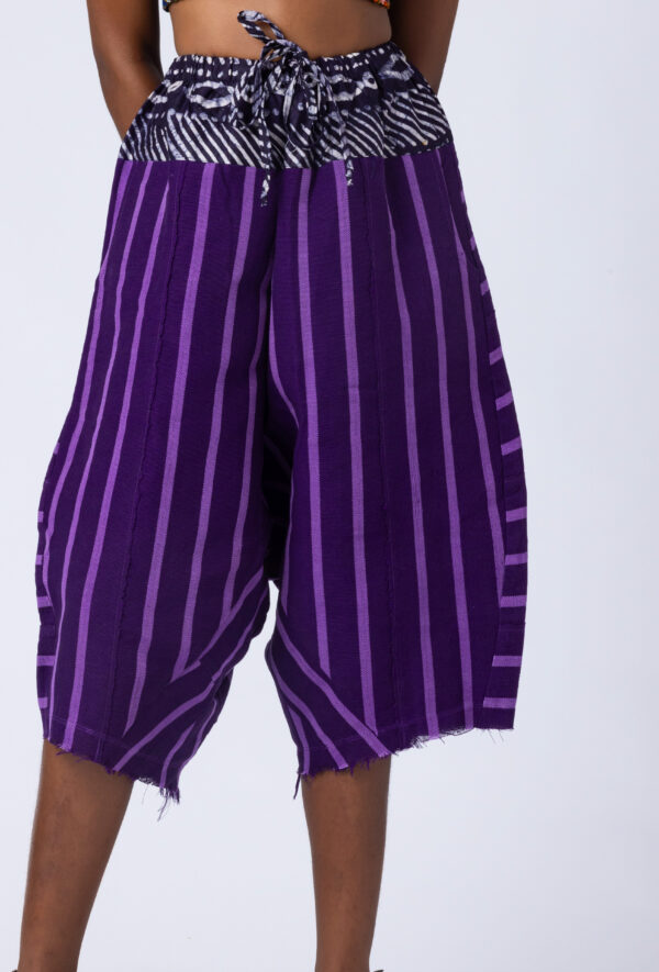 NKWO Aso Oke Shorts - Image 2