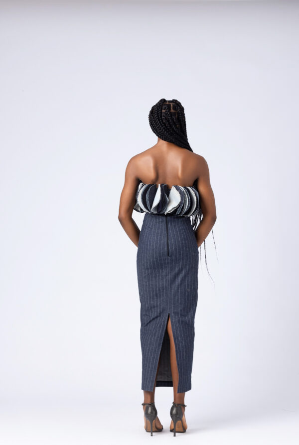 ILARE  OMASAN STRAPLESS MIDI DRESS - Image 3