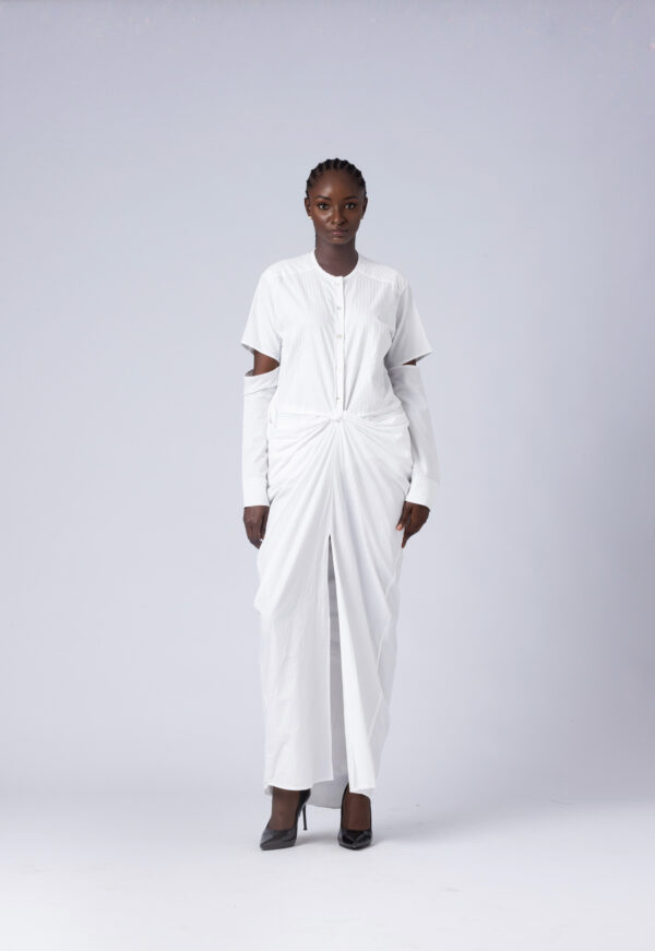 NKWO TWIST KAFTAN DRESS - Image 5