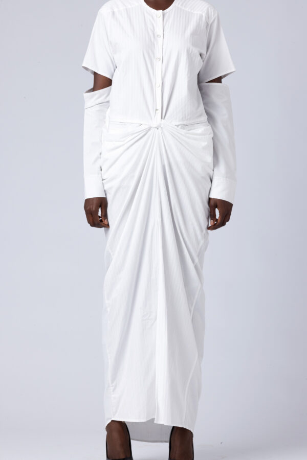 NKWO TWIST KAFTAN DRESS - Image 2