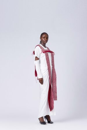 NKWO TWIST KAFTAN DRESS