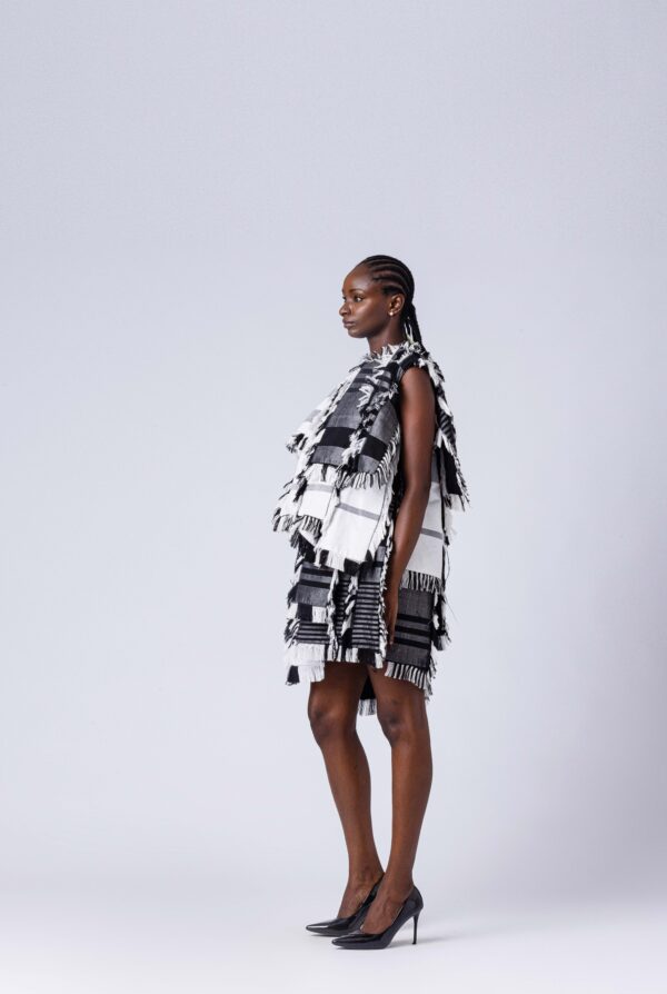 FIA FACTORY  SHREDDED LAYERED ASOKE DRESS - Image 2