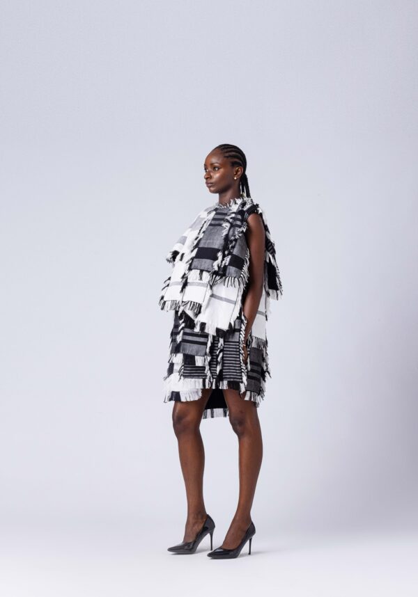 FIA FACTORY  SHREDDED LAYERED ASOKE DRESS - Image 4