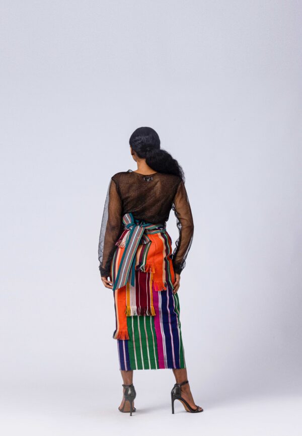 NKWO FESTIVAL WRAP SKIRT - Image 2