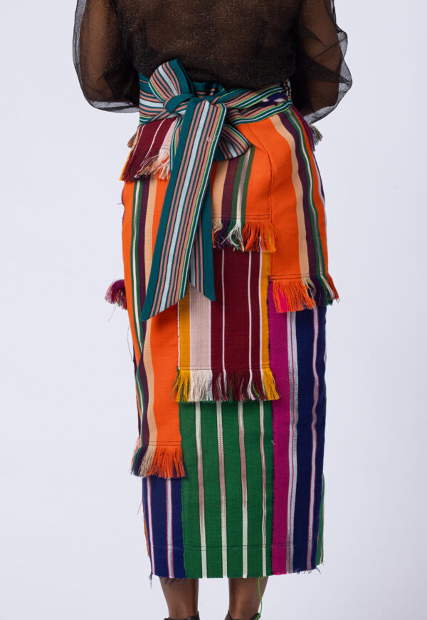 NKWO FESTIVAL WRAP SKIRT - Image 3