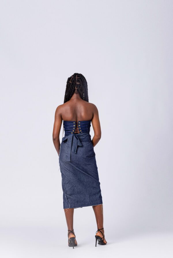 NKWO BATTLE WRAP LONG SKIRT - Image 3